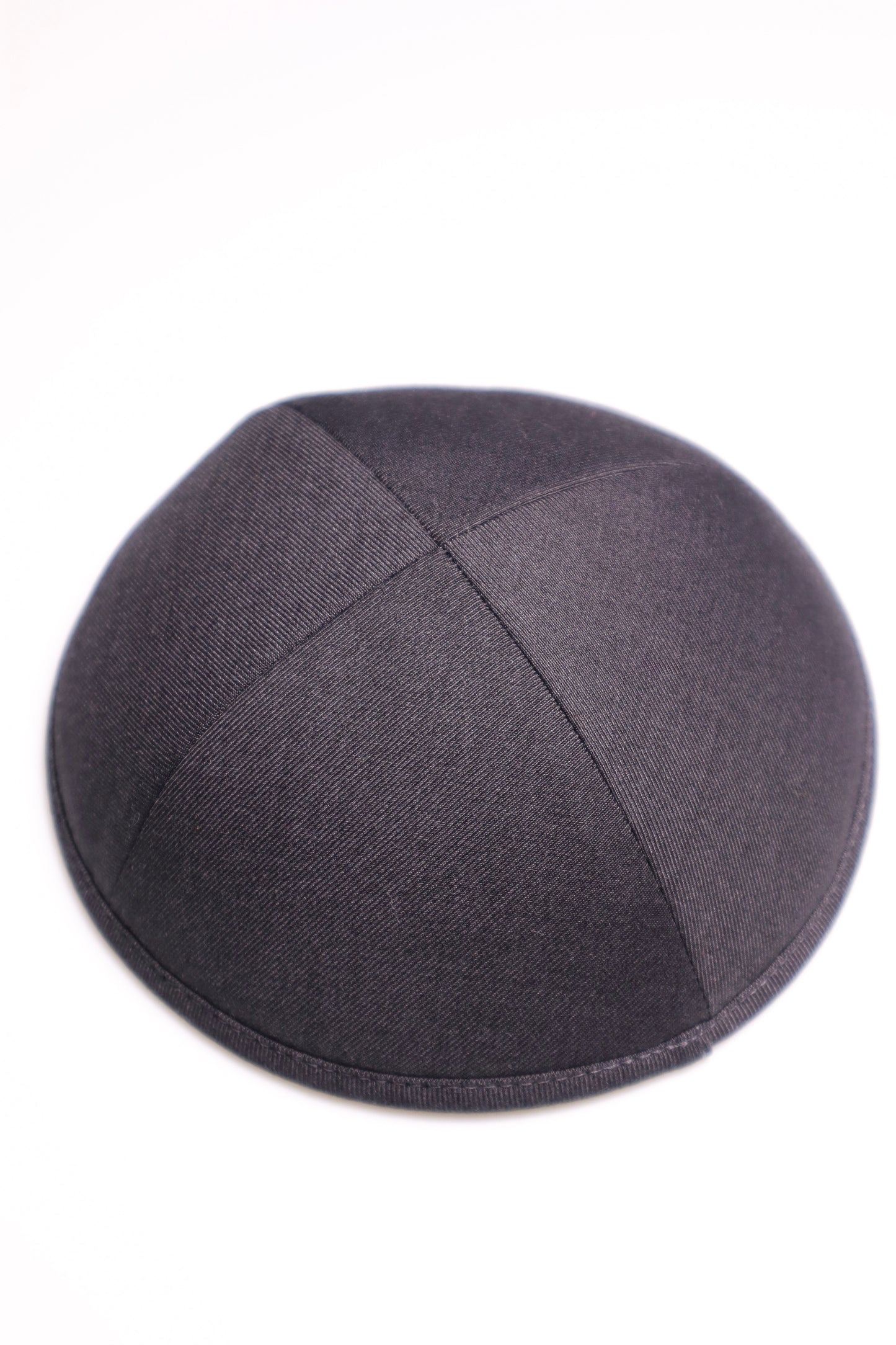 Charcoal suit kippah