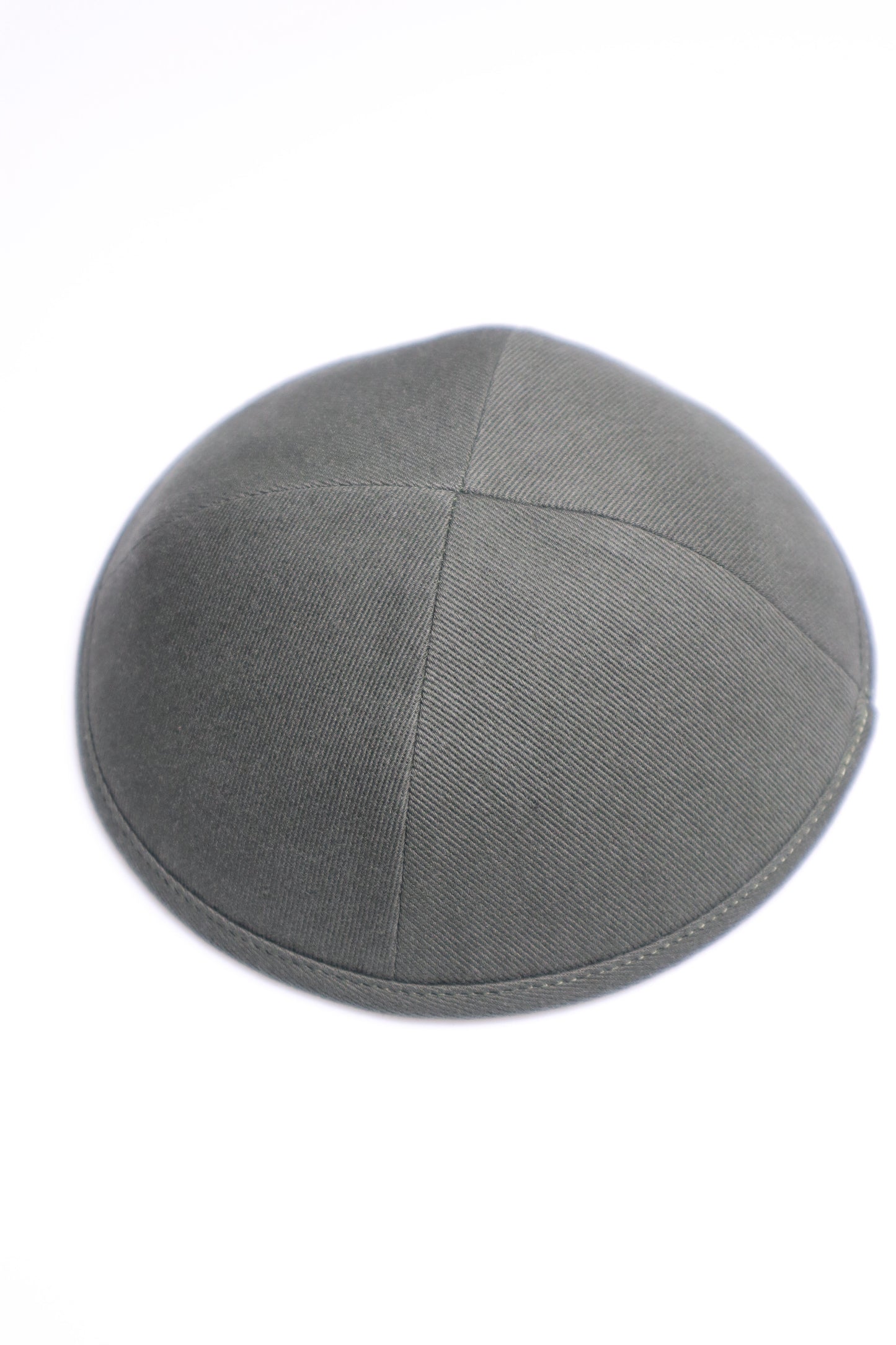 Hunter green cotton Kippah