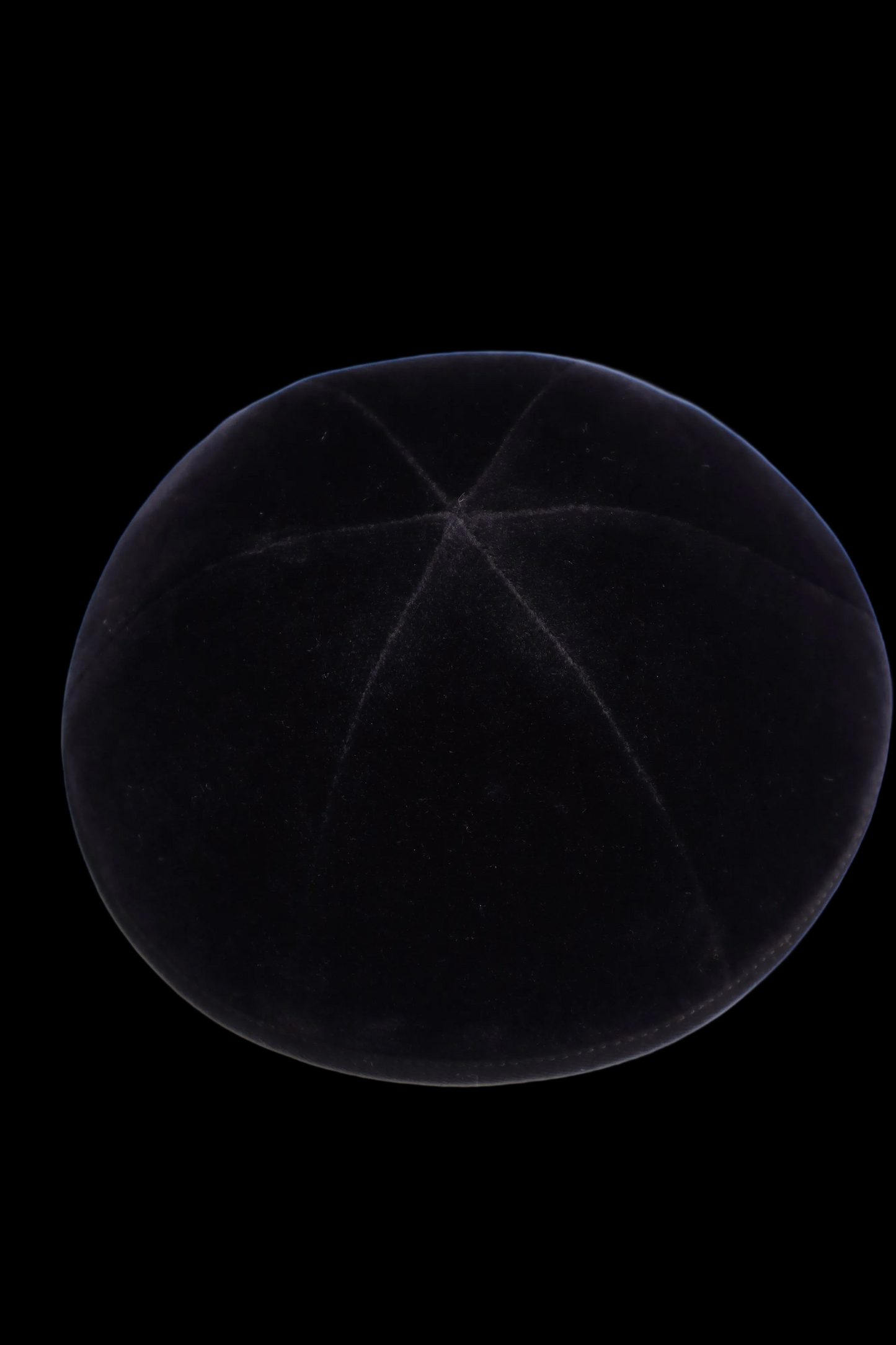 Black Velvet Kippah 6 Part