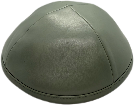 Sky leather Kippah