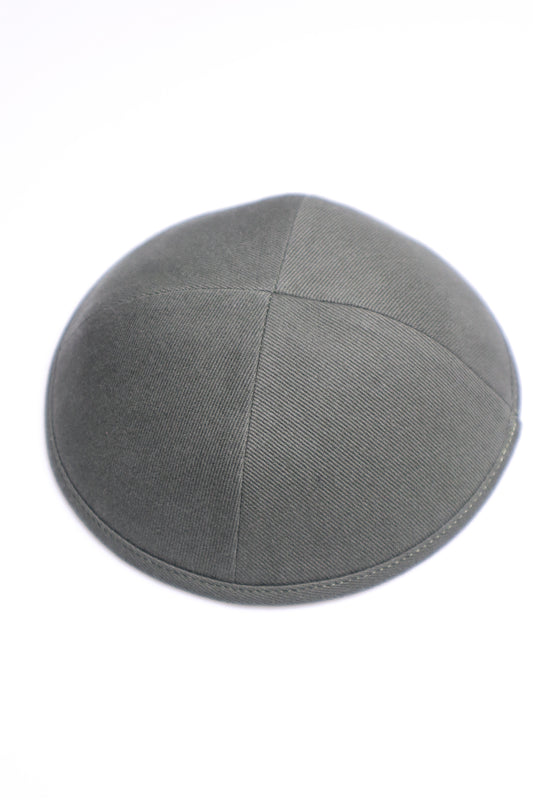 Hunter green cotton Kippah