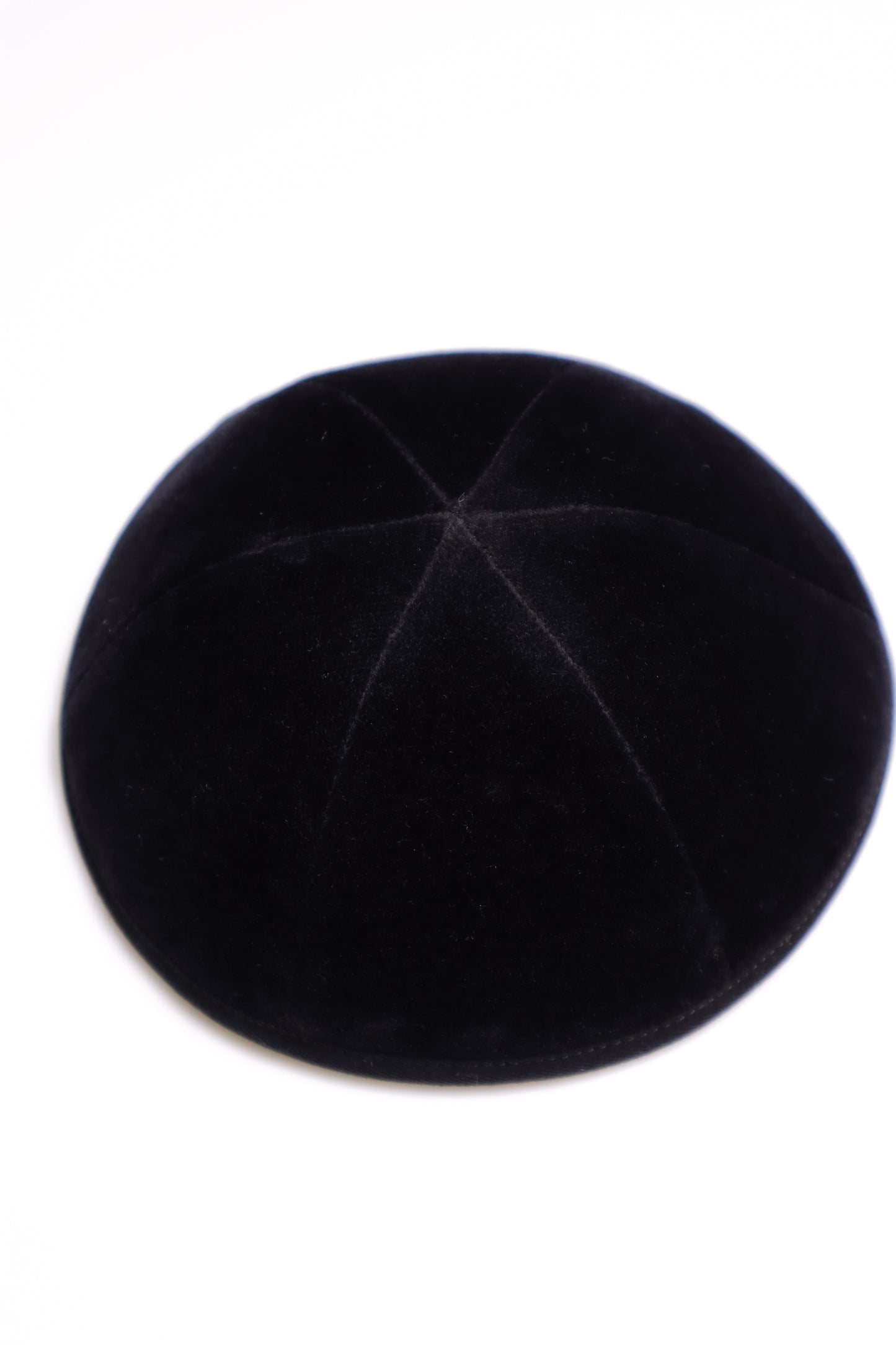 Black Velvet kippah 6 part