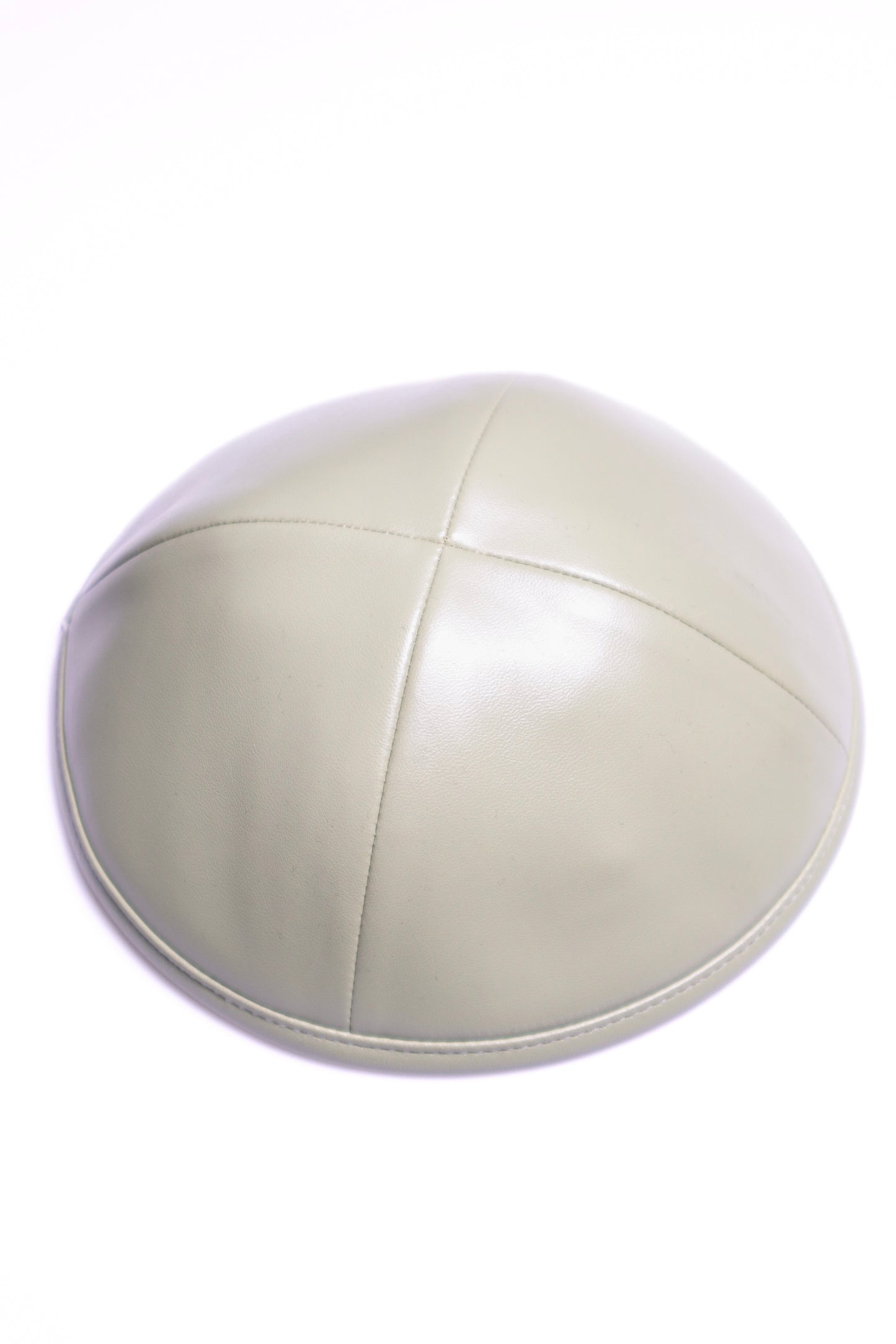 Tan leather Kippah